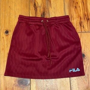Fila Burgundy Athletic Skirt